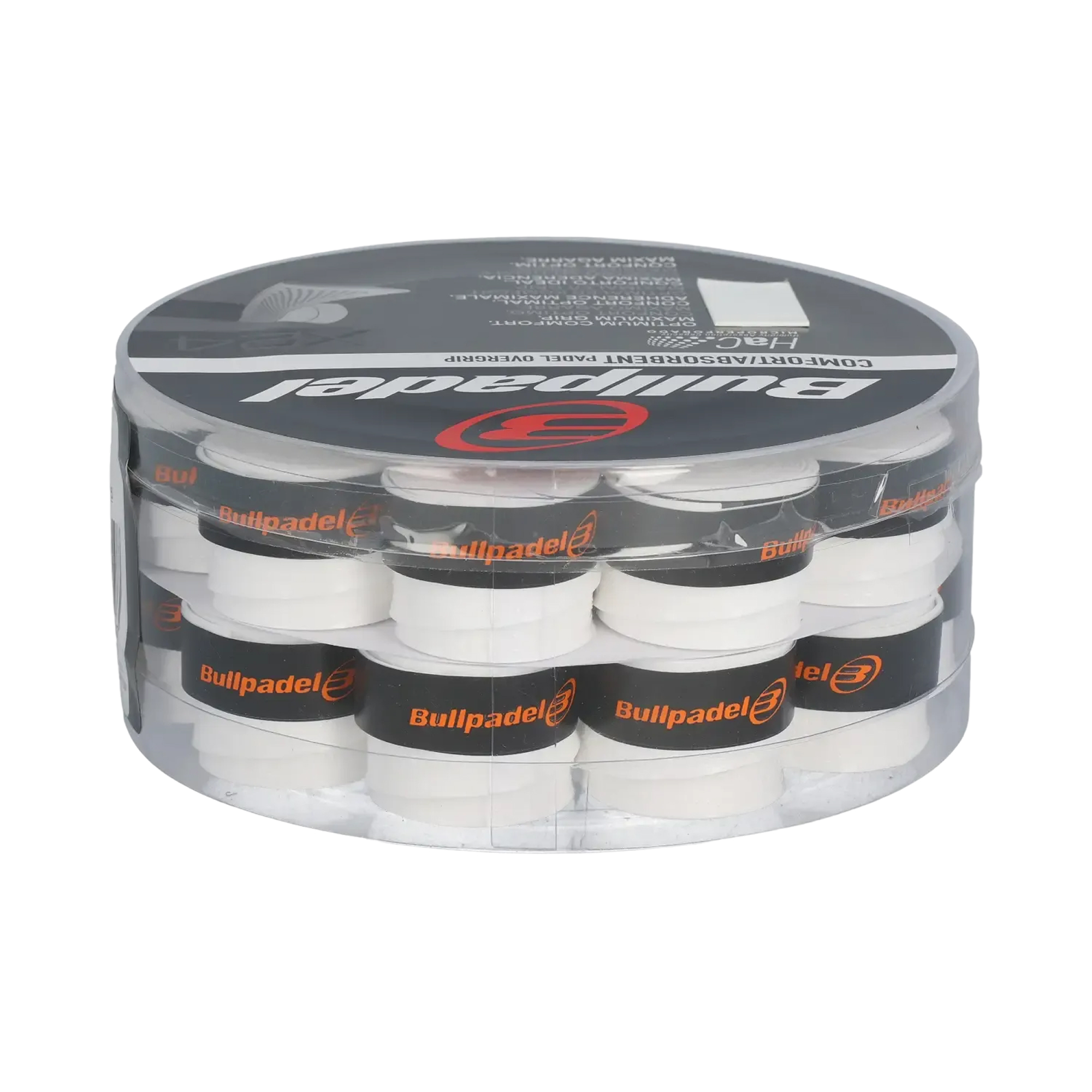 Bullpadel GB-1615 Box x24 Micro-perforated Overgrips White - image 2